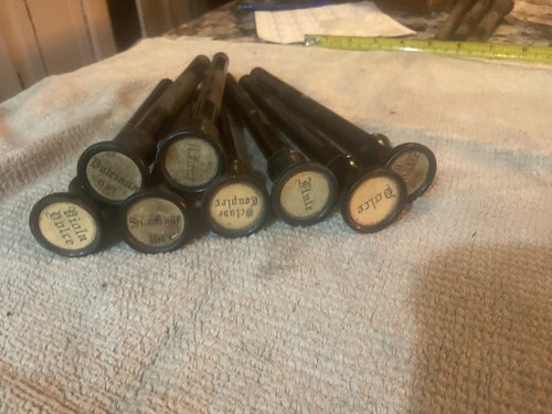 Antique pump organ pulls - antique,