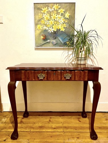 Antique desk console - desk, dressing