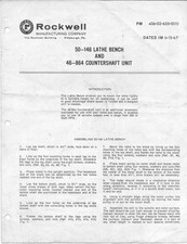 Delta Rockwell  50-146 Lathe