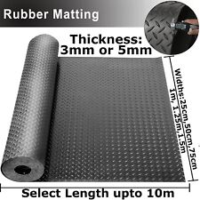 Rubber Matting 3mm or 5mm Thickness  Flooring - 1/2m to 10m - Mat Floor Flooring