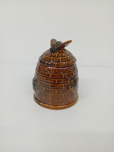 Vintage ceramic honey pot - ceramic,