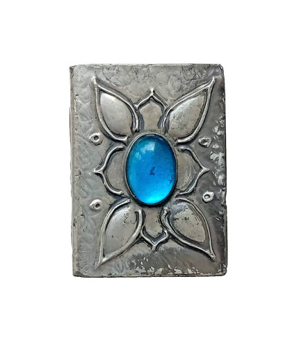 Vintage metal matchbox holder - metal,
