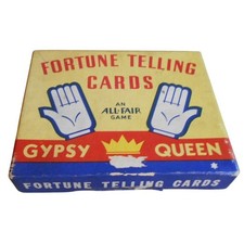 Vintage 1955 Gypsy Queen Fortune Telling Cards All Fair Card Game Complete