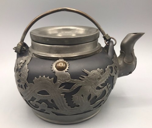 Chinese yixing teapot with - chinese,