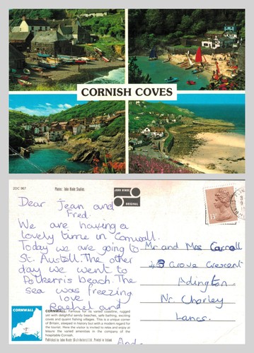Vintage postcard cornish - vintage,