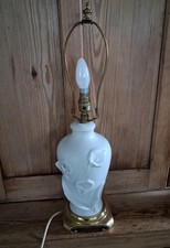 Table Lamp X 1  Crescent Brass