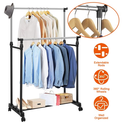 Heavy duty metal clothes - clothes, rail