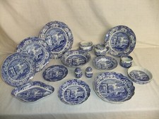 Spode - Italian - blue pottery