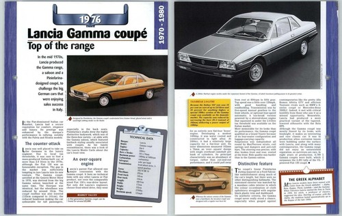 Lancia gamma coupe 1970 - gamma, 1970/1980