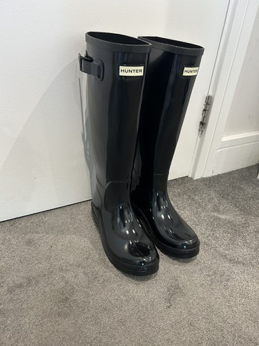 Hunter wellies tall black - /,