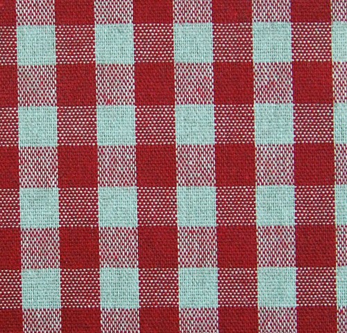 French linen oilcloth - , red