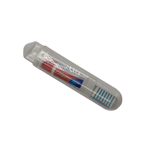 Travel toothbrush and colgate - travel,