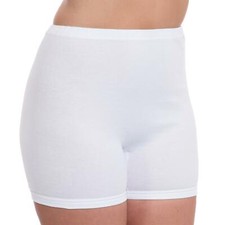 Cotton Interlock Pantee Full Short Brief Knickers Bloomers Underwear 3 Pairs