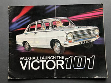 1964 Vauxhall Victor 101 Launch Brochure Retro Car Memorabilia