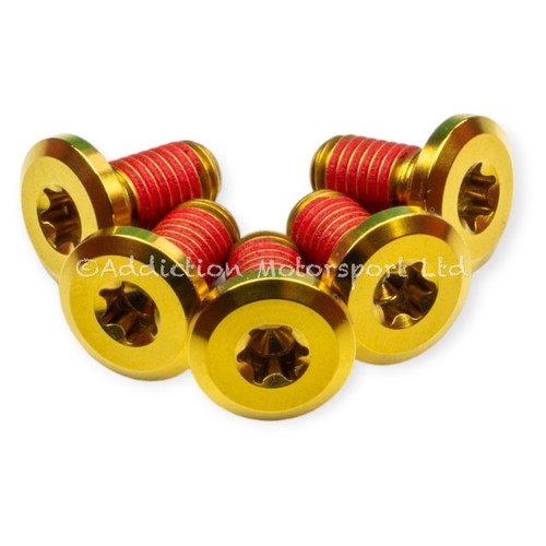Gold titanium rear disc - rear,