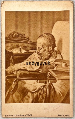 Cdv rare giuseppe - cdv, garibaldi