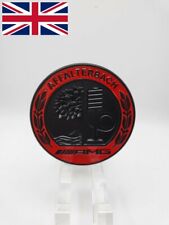 Black Red AMG Badge sticker Affalterbach logo 65mm Apple tree FITS Mercedes AMG
