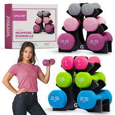 Neoprene Dumbbells Weights Iron Hand Pair Home Gym Fitness Training Exercise