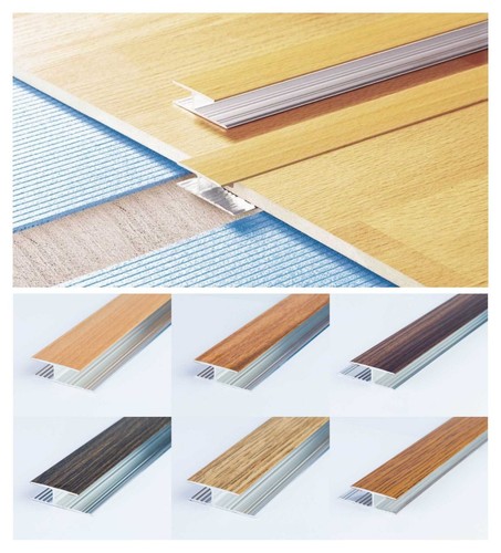 Aluminium wood effect door - aluminium,