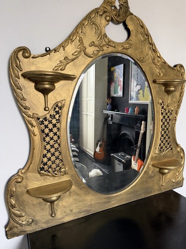 Victorian mirror mantle - victorian,