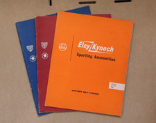 Eley Vintage Brochure x3