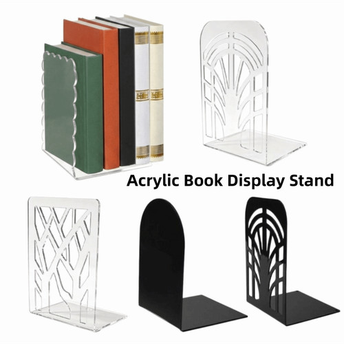 Transparent acrylic bookend - transparent,