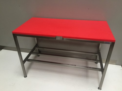 Butchers block table poli - , top