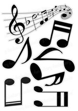 Musical Notes Cake Topper
