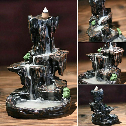 Resin waterfall burner - resin,