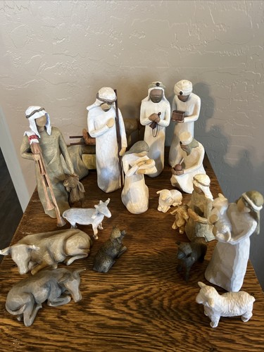 Willow tree nativity - tree, set