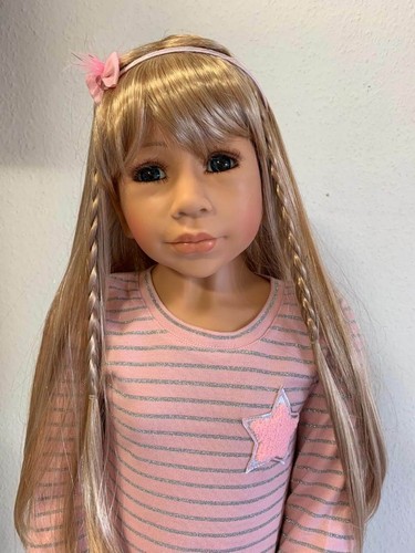 Holly blonde straight - straight, hair-
