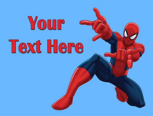 Personalised marvel spiderman - personalised,