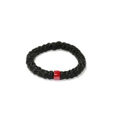 Prayer Rope 33 knots wool Red beads with Holy anointing oil - chotki -komboskini