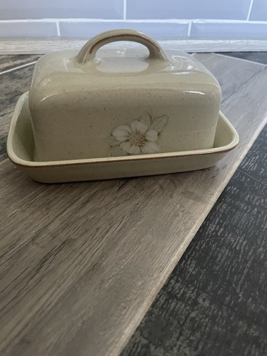 Denby daybreak lidded butter - denby,