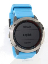 Garmin Quatix 6X Titanium Solar GPS Smart Watch *Very Good Refurbished*