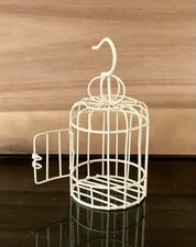 14.5cm Hight Very Small Metal Ornamental Bird Cage - New