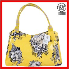 Cath Kidston New Day Shoulder Bag Yellow Floral Oilcloth 30 Years Toile CL81