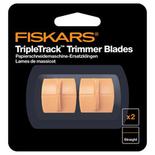 Fiskars Blades: Tripletrack™: Straight Cutting: Pack of 2 F9675T