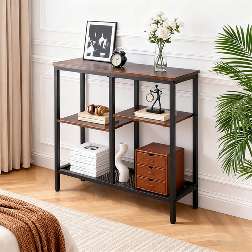 Narrow console table - narrow, rustic
