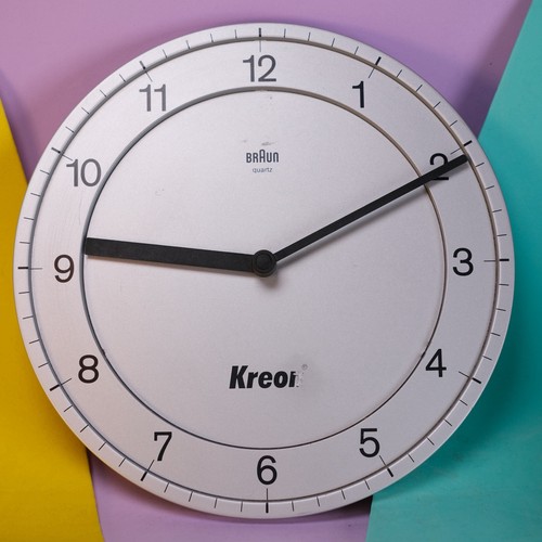 Vintage braun wall clock abk30 - braun,