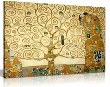 Gustav Klimt The Tree Of Life Canvas Wall Art Picture Print