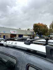 For DACIA DUSTER 2014 - 2017  LOCKABLE BLACK CROSS ROOF BARS RACK