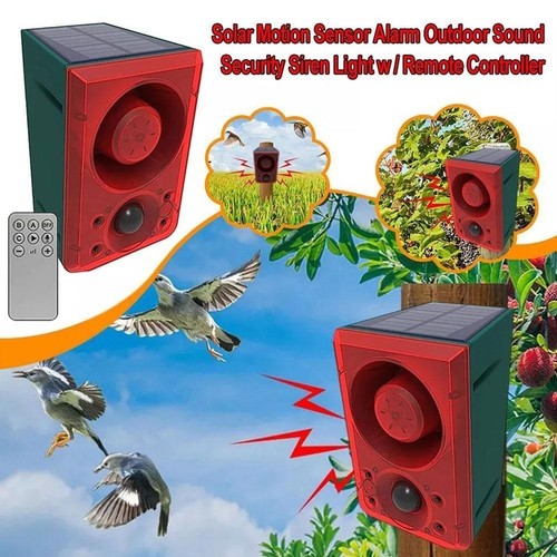 Solar motion sensor alarm - motion,