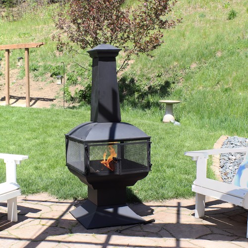 Large outdoor chiminea - 57",