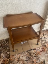 Serving Trolley Mid Century Teak Solid Wood Drinks Buffet Or Cream Tea