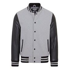 Grey Letterman Baseball Wool