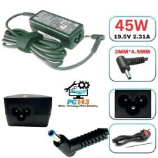 GENUINE HP LAPTOP CHARGER BLUE TIP 19.5V - 2.31A 45W WITH POWER LEAD