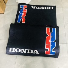 Mats Workshop Carpet Mat antislip For Honda Racing HRC Bike Garage Floor Pit 