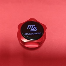 MS RED BILLET ENGINE OIL FILLER CAP for MAZDA 2 3 5 6 CX-30 CX-3 MX30 MX5 CLUB S