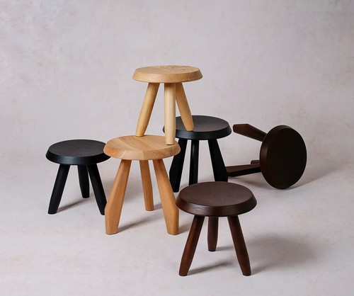 Wooden stool berger milking - berger,